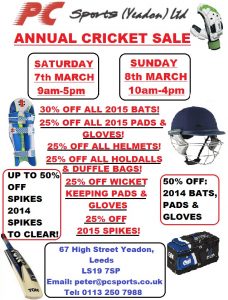 PC Sports cricket poster